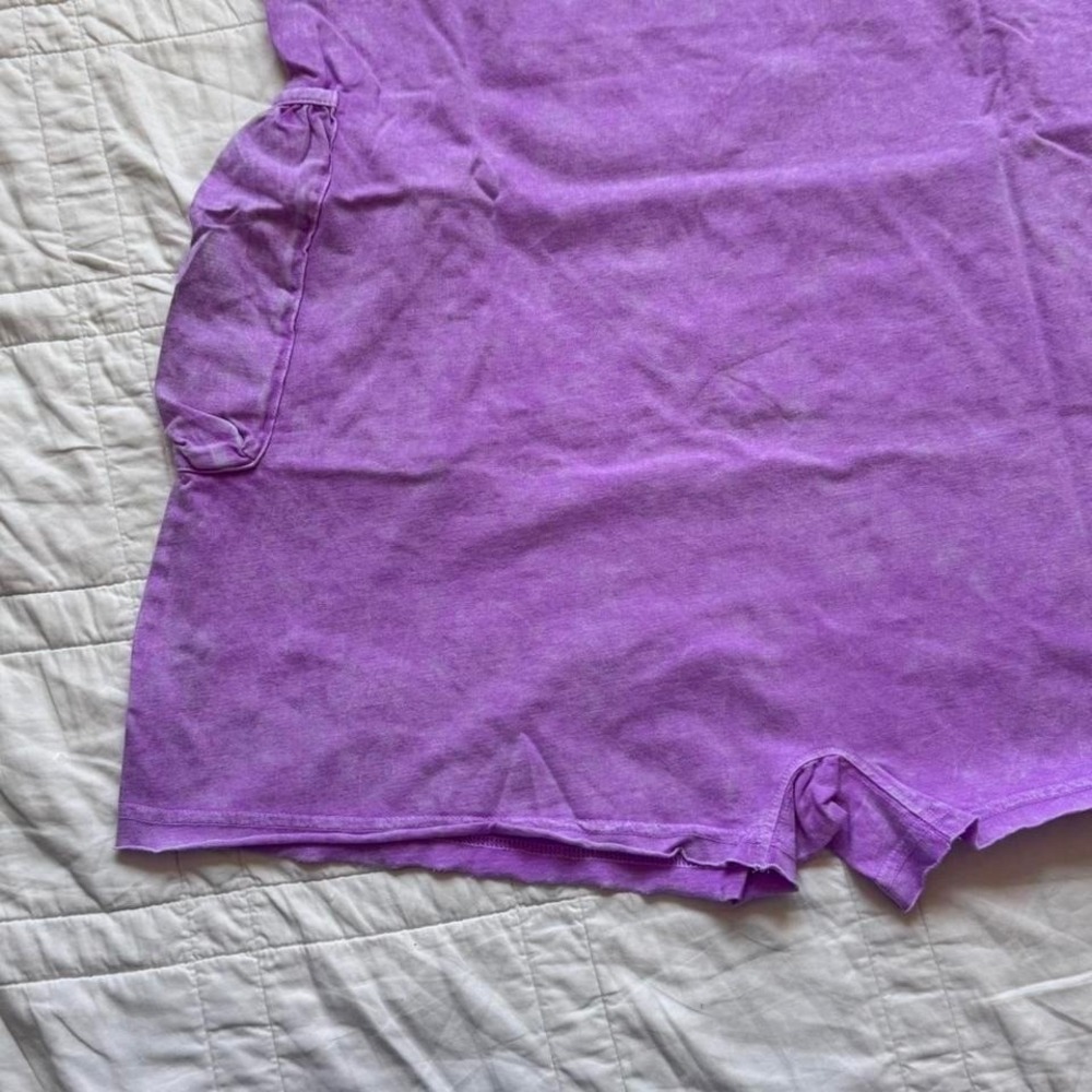Zenana Outfitters Lavender/Purple Romper with Pockets - Picture 8 of 8